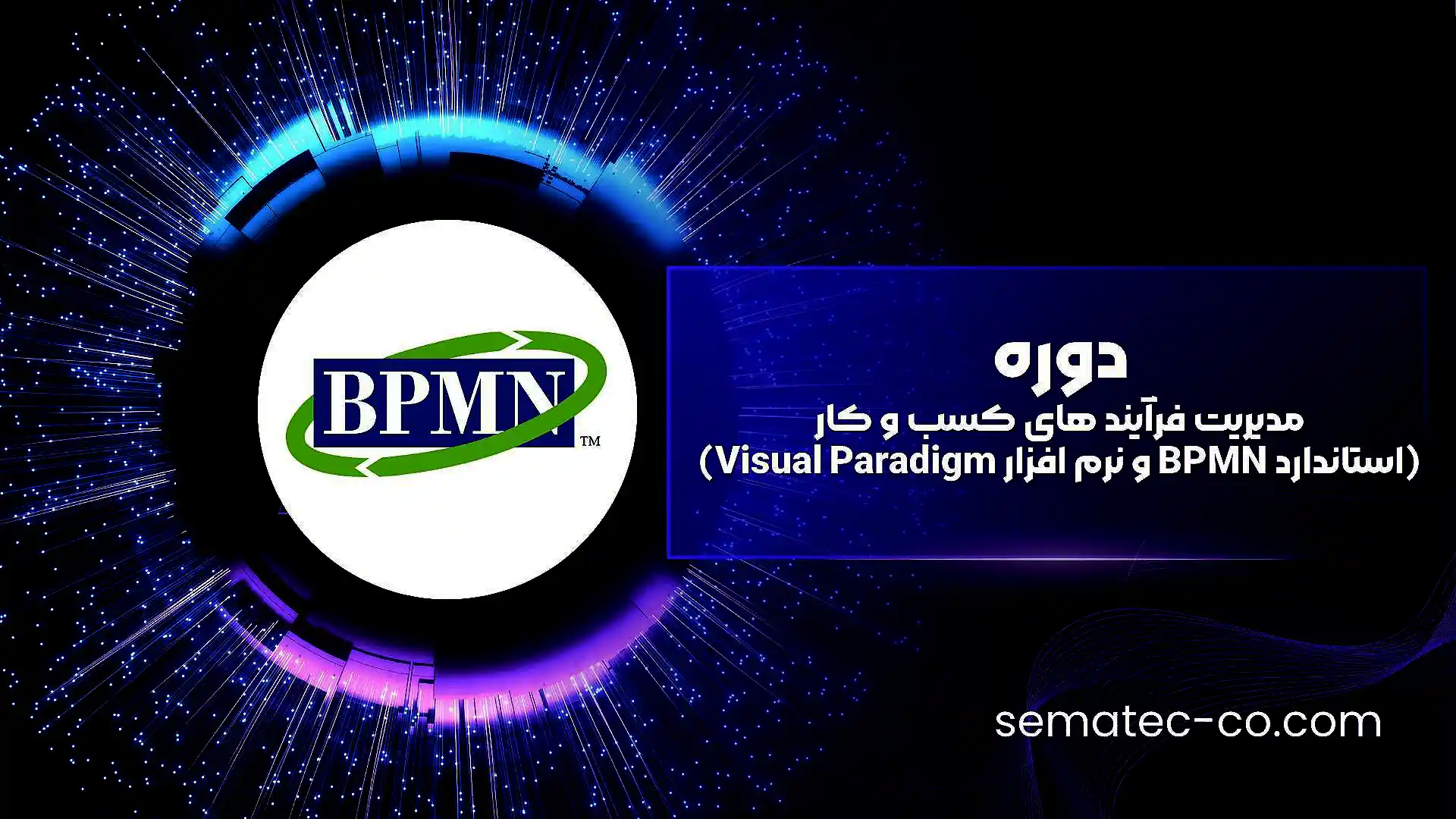 دوره مدیریت فرآیند های کسب و کار (استاندارد BPMN و نرم افزار Visual Paradigm)