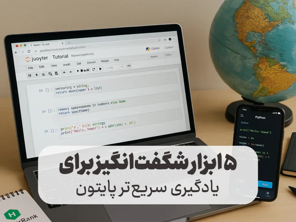 معرفی ۵ ابزار پایتون برای یادگیری سریع‌تر کدنویسی در لپ‌تاپ و گوشی