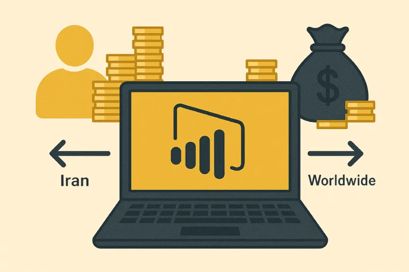 بازار کار و درآمد Power BI در ایران و جهان